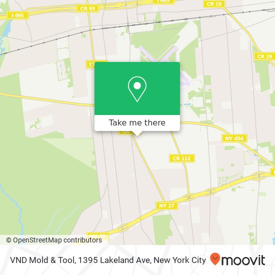 VND Mold & Tool, 1395 Lakeland Ave map