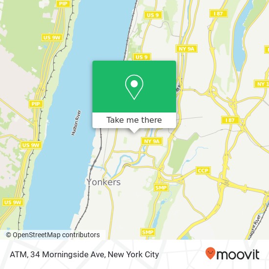 ATM, 34 Morningside Ave map