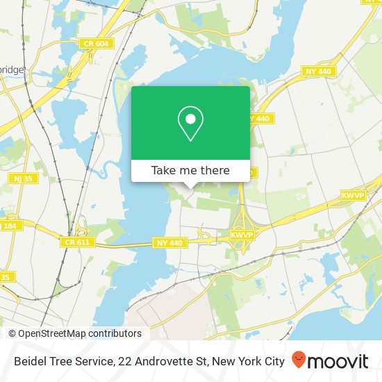 Beidel Tree Service, 22 Androvette St map
