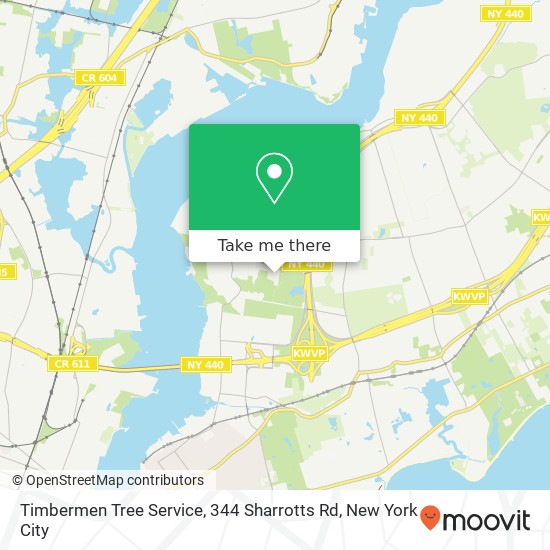 Timbermen Tree Service, 344 Sharrotts Rd map