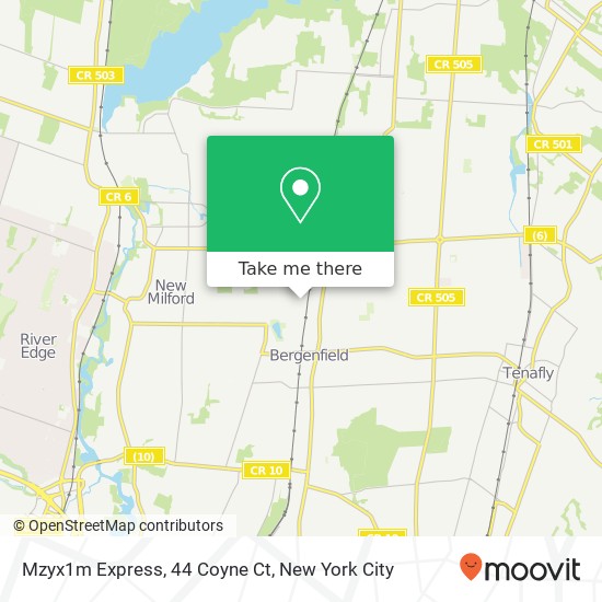 Mzyx1m Express, 44 Coyne Ct map