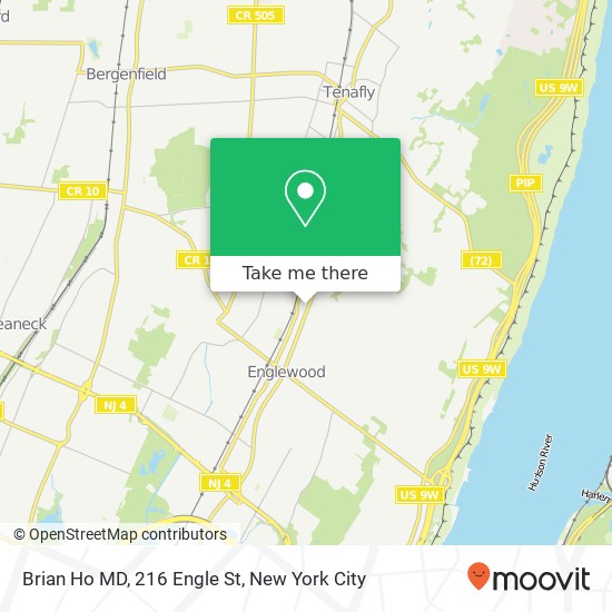 Mapa de Brian Ho MD, 216 Engle St