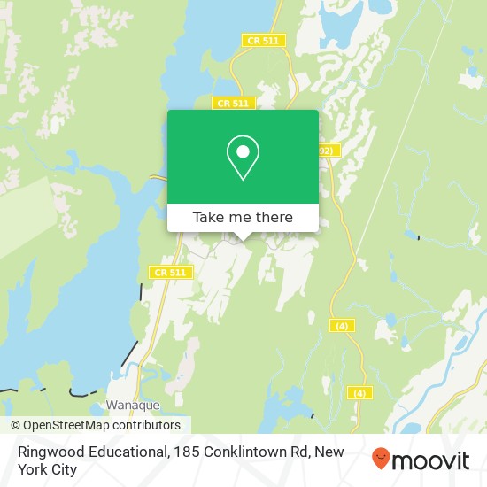 Mapa de Ringwood Educational, 185 Conklintown Rd