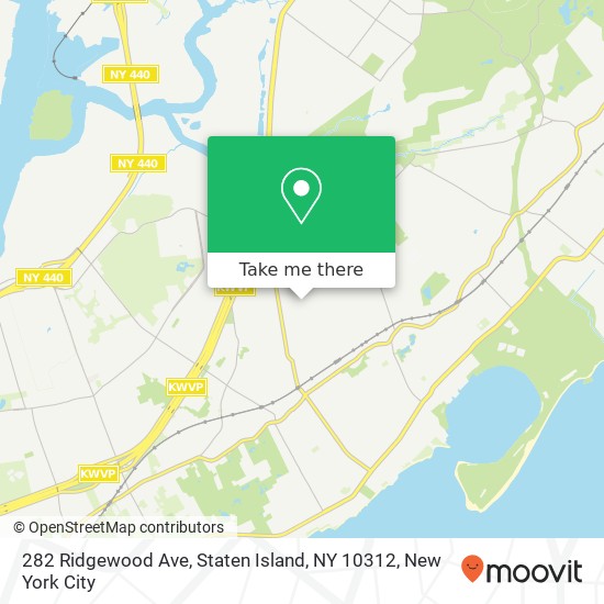 282 Ridgewood Ave, Staten Island, NY 10312 map
