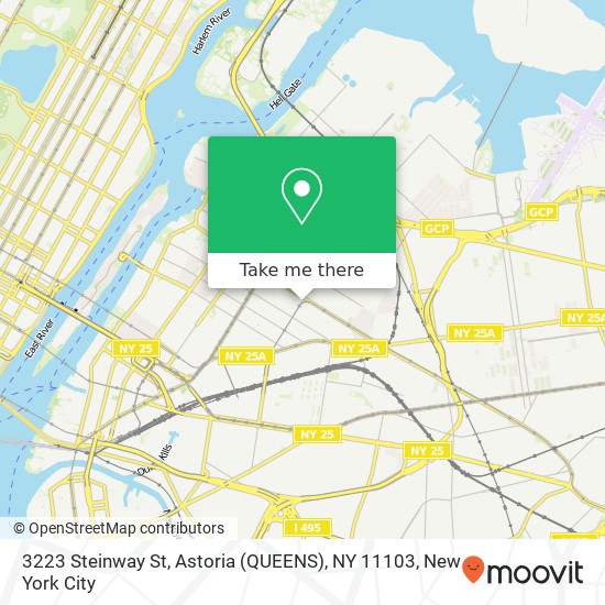 3223 Steinway St, Astoria (QUEENS), NY 11103 map