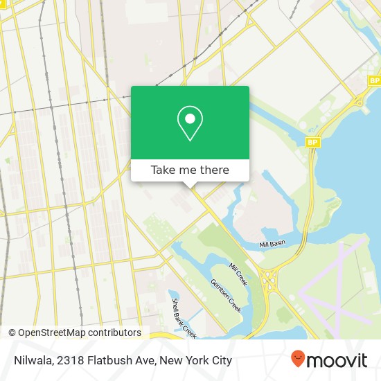 Mapa de Nilwala, 2318 Flatbush Ave