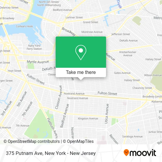 375 Putnam Ave map