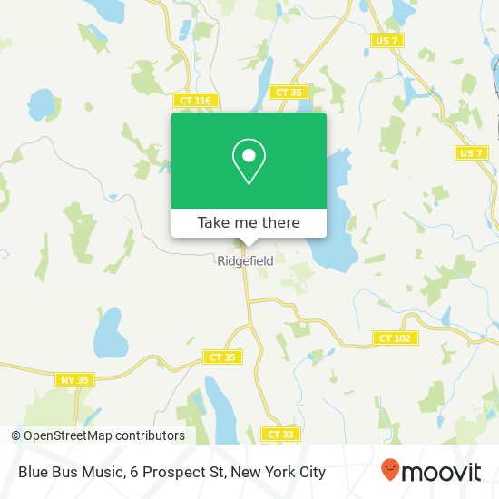 Blue Bus Music, 6 Prospect St map