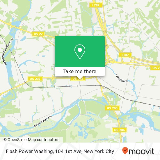 Mapa de Flash Power Washing, 104 1st Ave