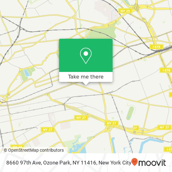 8660 97th Ave, Ozone Park, NY 11416 map