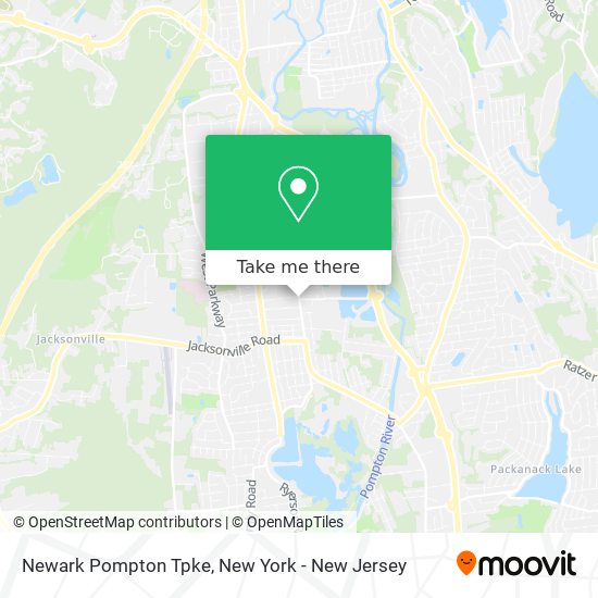 Newark Pompton Tpke map