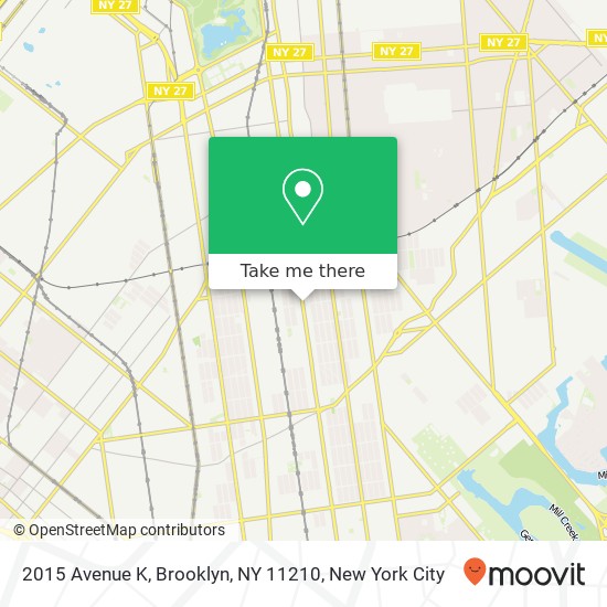 2015 Avenue K, Brooklyn, NY 11210 map