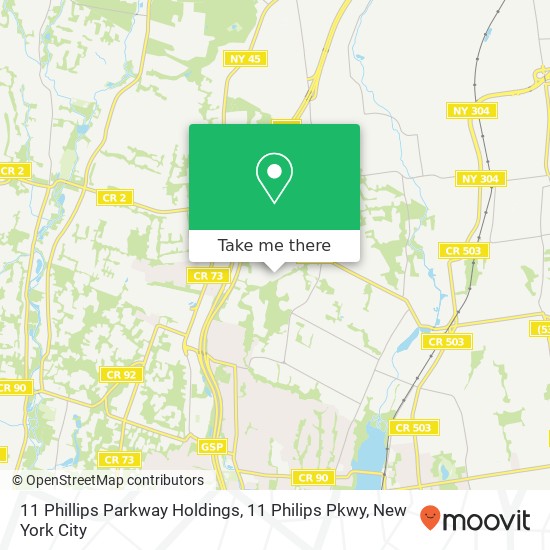 11 Phillips Parkway Holdings, 11 Philips Pkwy map