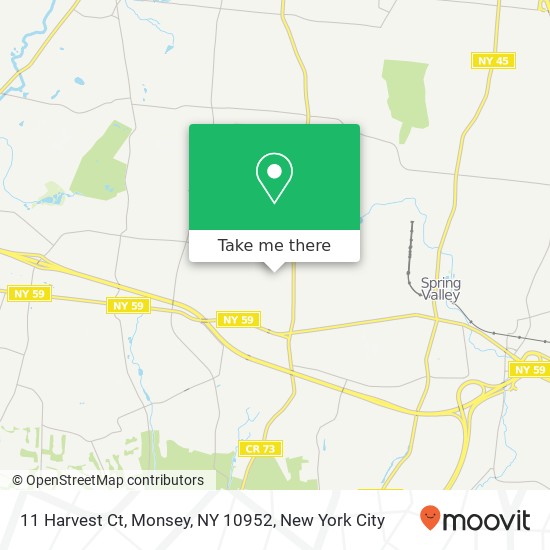 11 Harvest Ct, Monsey, NY 10952 map