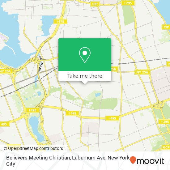 Mapa de Believers Meeting Christian, Laburnum Ave