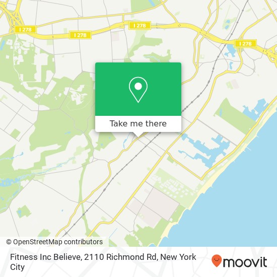 Mapa de Fitness Inc Believe, 2110 Richmond Rd