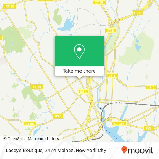 Mapa de Lacey's Boutique, 2474 Main St