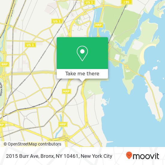 2015 Burr Ave, Bronx, NY 10461 map