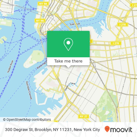 300 Degraw St, Brooklyn, NY 11231 map