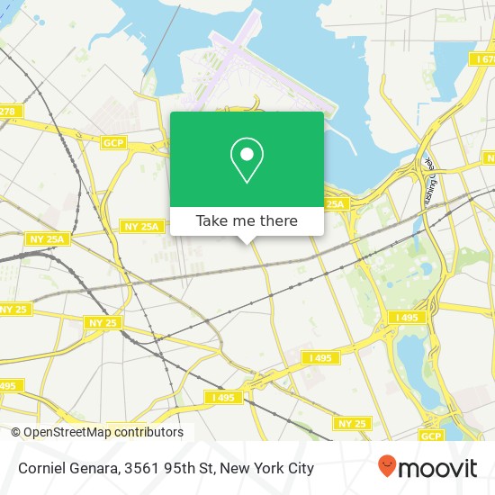 Mapa de Corniel Genara, 3561 95th St