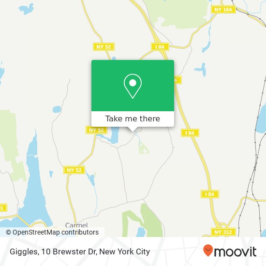 Mapa de Giggles, 10 Brewster Dr