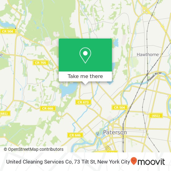 Mapa de United Cleaning Services Co, 73 Tilt St