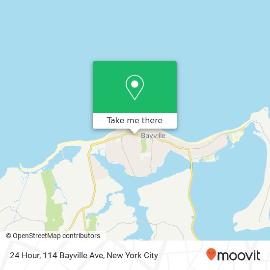 24 Hour, 114 Bayville Ave map