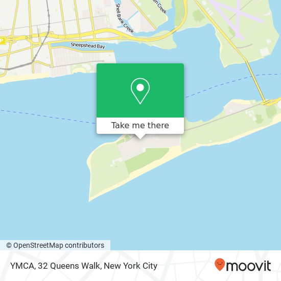 YMCA, 32 Queens Walk map