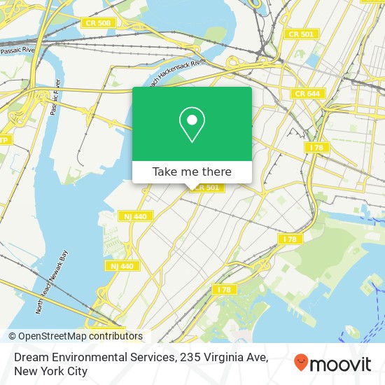 Mapa de Dream Environmental Services, 235 Virginia Ave