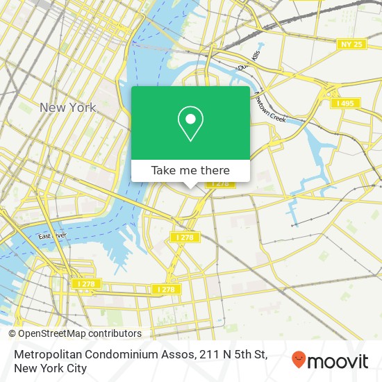 Metropolitan Condominium Assos, 211 N 5th St map