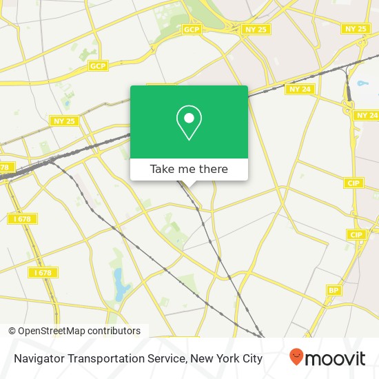 Navigator Transportation Service map