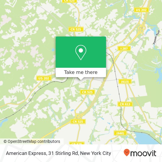 Mapa de American Express, 31 Stirling Rd