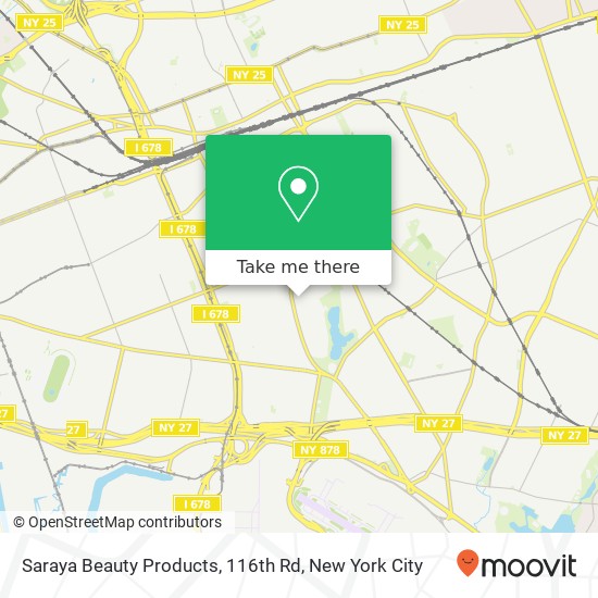 Mapa de Saraya Beauty Products, 116th Rd