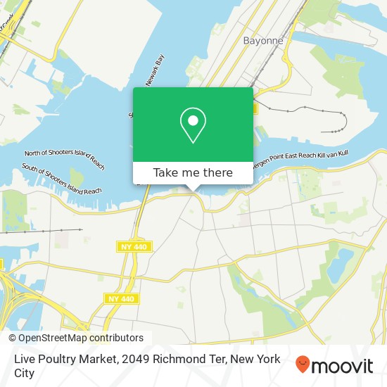 Mapa de Live Poultry Market, 2049 Richmond Ter