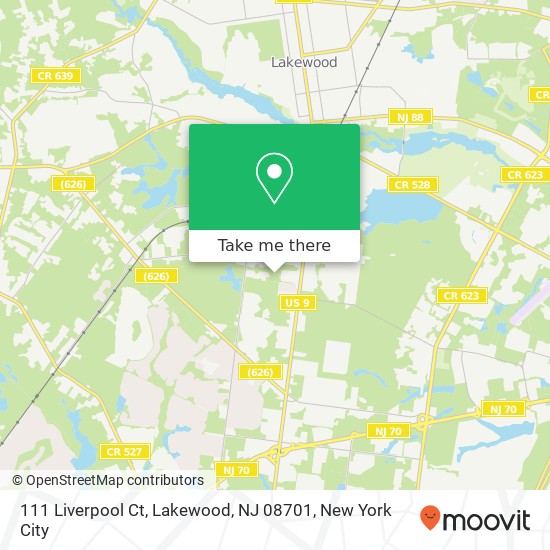 111 Liverpool Ct, Lakewood, NJ 08701 map