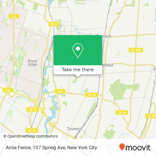 Mapa de Arnie Fence, 107 Spring Ave