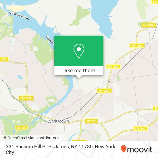 331 Sachem Hill Pl, St James, NY 11780 map