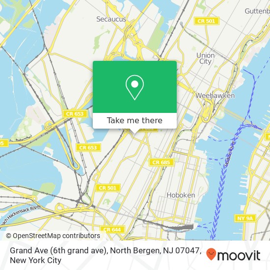 Grand Ave (6th grand ave), North Bergen, NJ 07047 map