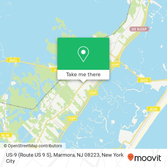 US-9 (Route US 9 S), Marmora, NJ 08223 map