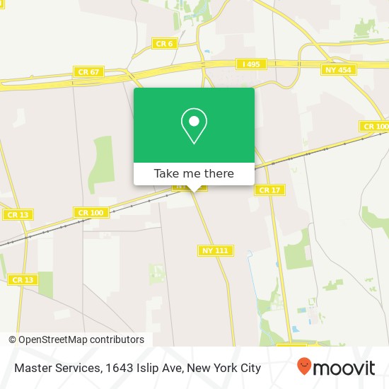 Master Services, 1643 Islip Ave map