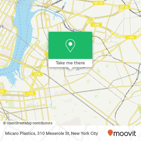 Micaro Plastics, 310 Meserole St map