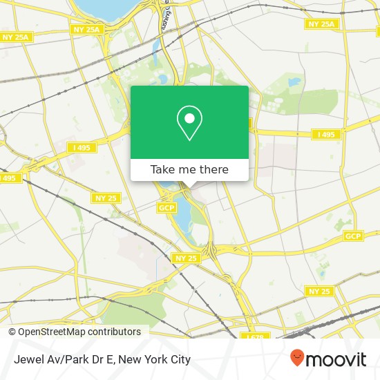 Mapa de Jewel Av/Park Dr E