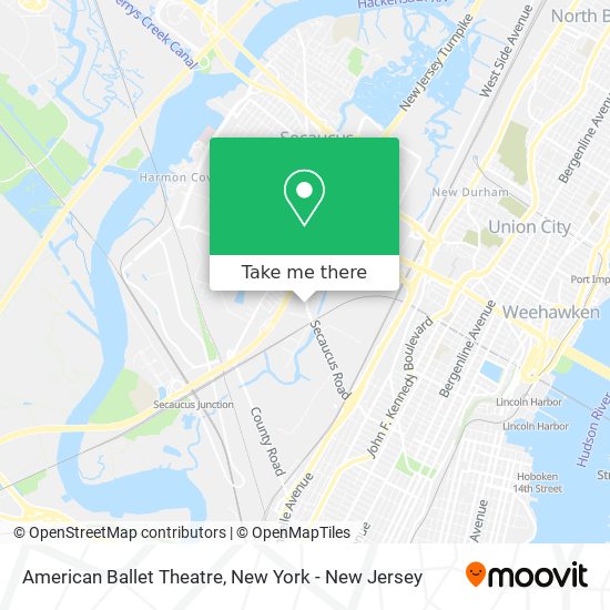 Mapa de American Ballet Theatre