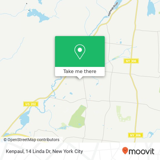 Mapa de Kenpaul, 14 Linda Dr