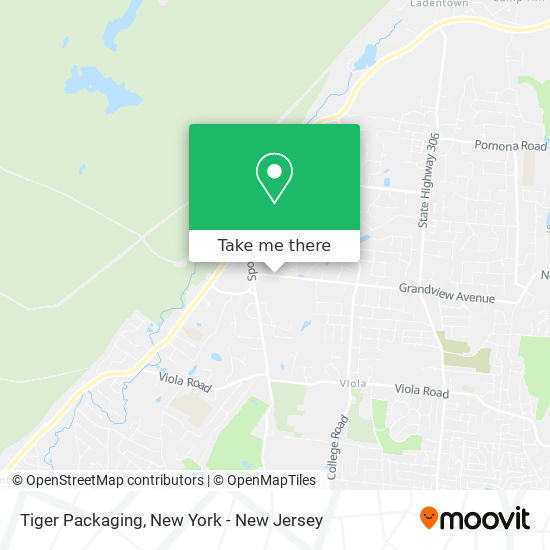 Tiger Packaging map