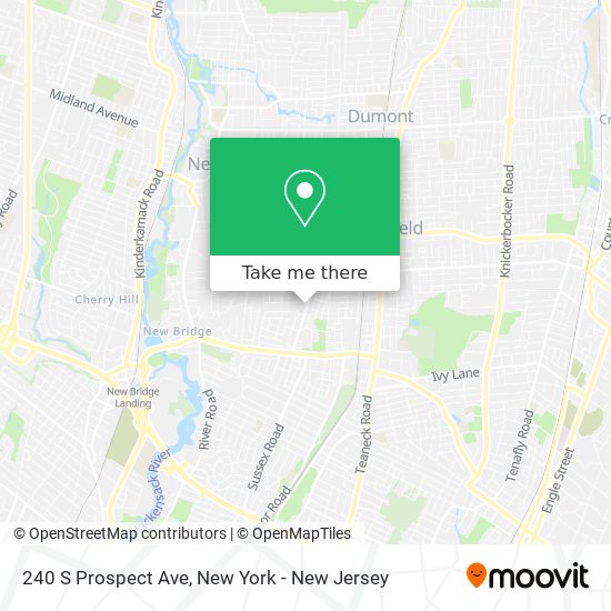 Mapa de 240 S Prospect Ave