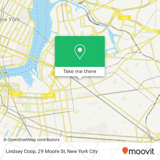 Lindsey Coop, 29 Moore St map