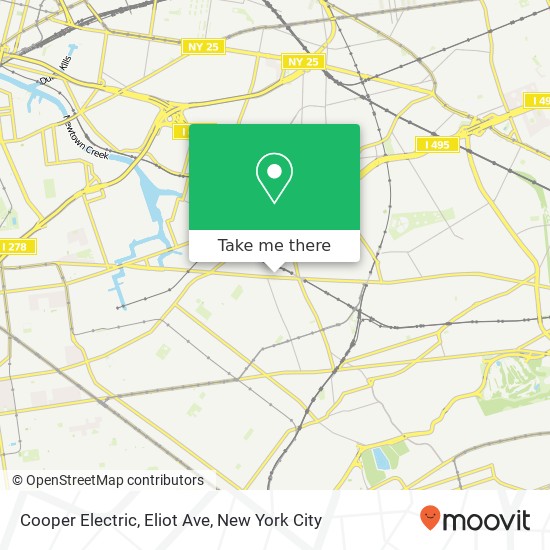 Mapa de Cooper Electric, Eliot Ave