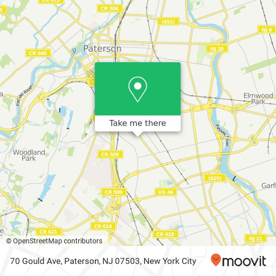 70 Gould Ave, Paterson, NJ 07503 map