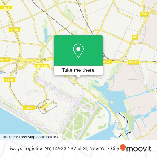 Triways Logistics NY, 14923 182nd St map